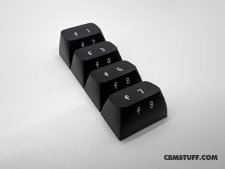 Blingboard64 Keycap Set - FUNCTION KEYS - BLACK