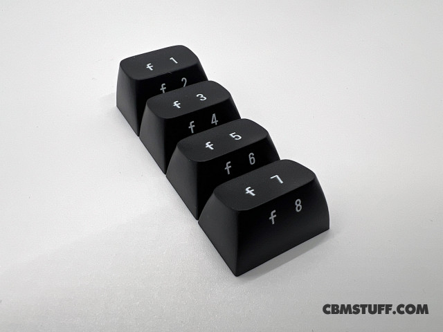 Blingboard64 Keycap Set - FUNCTION KEYS - BLACK