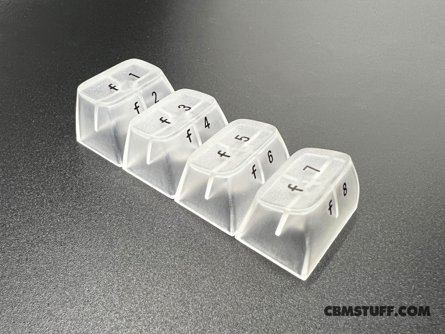 Blingboard64 Keycap Set - FUNCTION KEYS - WHITE