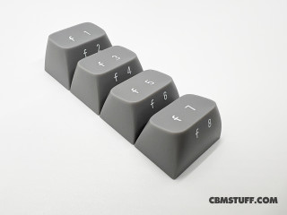 Blingboard64 Keycap Set - FUNCTION KEYS - MEDIUM GRAY