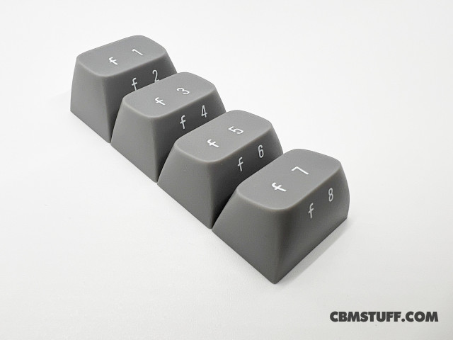 Blingboard64 Keycap Set - FUNCTION KEYS - MEDIUM GRAY Blingboard64 Keycap Set - FUNCTION KEYS - MEDIUM GRAY