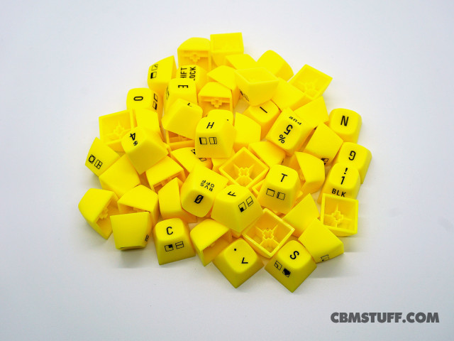 Keycap Set - MAIN - NEON YELLOW