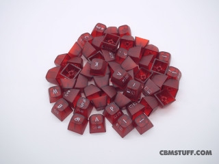 Keycap Set - MAIN - TRANSLUCENT RED