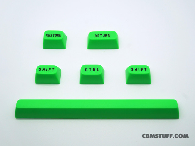 Keycap Set - LARGE - NEON GREEN