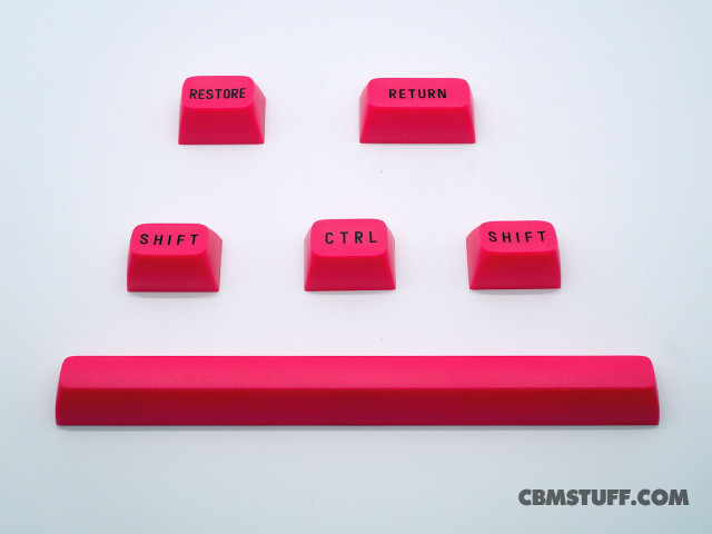 Keycap Set - LARGE - NEON PINK