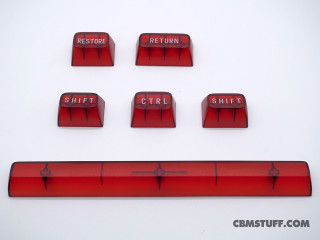 Keycap Set - LARGE - TRANSLUCENT RED