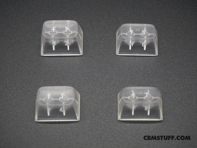 Keycap Set - FUNCTION KEYS - CLEAR