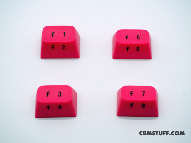 Keycap Set - FUNCTION KEYS - NEON PINK