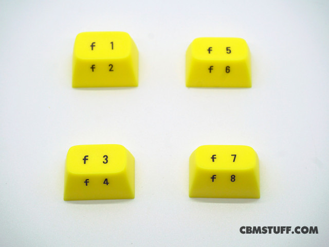 Keycap Set - FUNCTION KEYS - NEON YELLOW