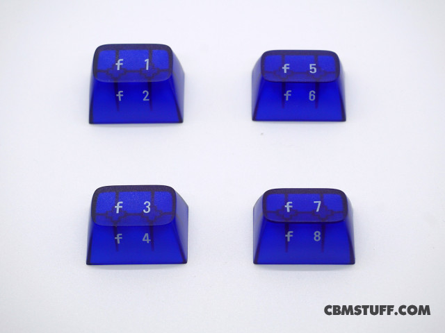 Keycap Set - FUNCTION KEYS - TRANSLUCENT BLUE